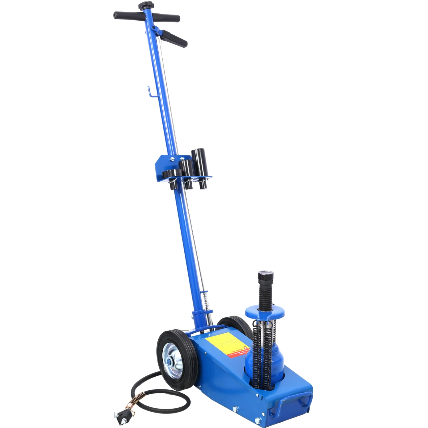 

22 Ton Hydraulic Floor Jack Air-Operated Axle Bottle Jack + Extension Saddle Set, Blue