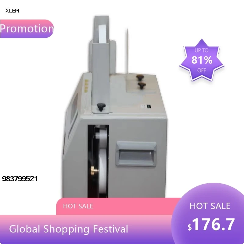 

1842NEW Business Use Automatic Banknotes Banding Machine Paper Money Ripping Bundling Machine 220V/110V Useful