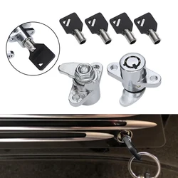 Motorcycle Key Lock Set Tour Pak Rear Trunk Saddlebag Lock For Harley Touring Models Electra Street Glide Road King 1993-2022