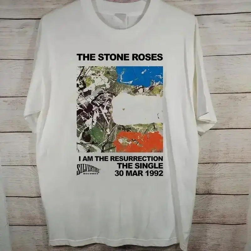 T-shirt I Am the Resurrection Stone Roses, taille complète S 5XL