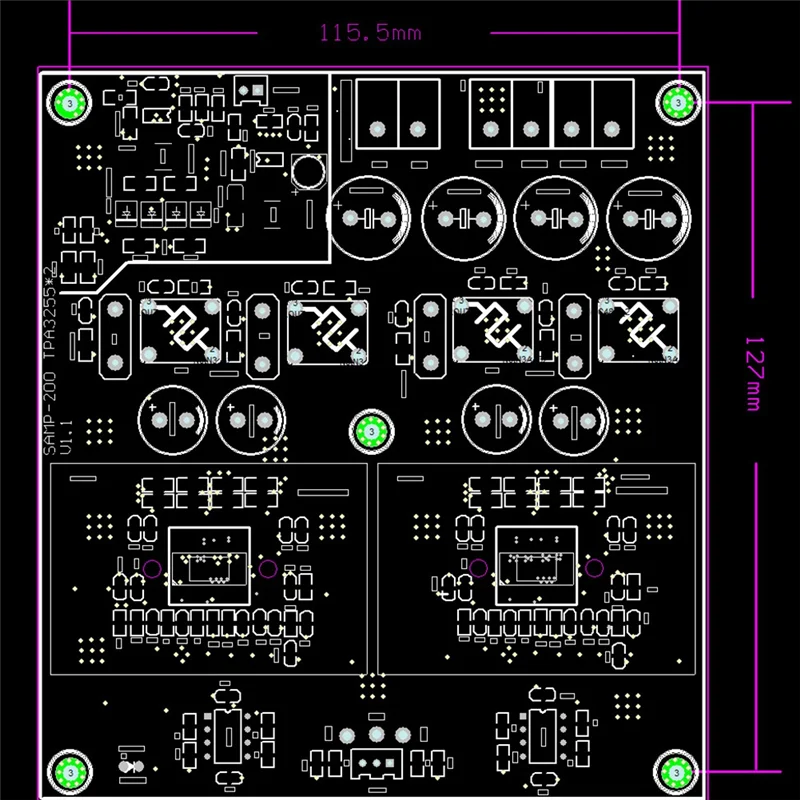 

1200W Dual TPA3255 Bluetooth Power Amplifier Board 600W+600W 2.0 Hifi Stereo Home Music Class D Amplifier TL072 Op Amp-Y41A