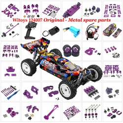 WLtoys 124007 1/12 RC Car Original Spare Parts Complete Set Car Shell Shock Absorber Tyre Dog Bone Motor Differential Receiver