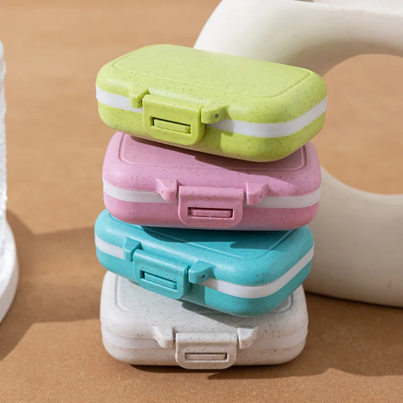 3 شبكات ديزني ميكي ماوس حبة صندوق مختومة مقاوم للرطوبة المخدرات صندوق تخزين السفر الطب موزع أقراص حاوية فيتامين