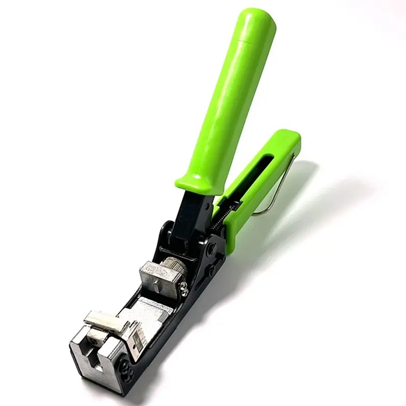 180° Network Module Punch Down Tool Wire Cutter RJ45 Module Key-Stone Jack Termination for CAT5 CAT6 Adapter