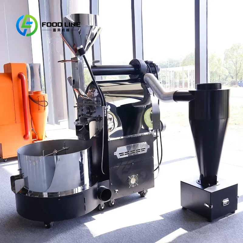 customized cocoa roaster bean roaster hot‑air multi‑capacity 12kg‑20kg roasting machine for large coffee processing plant