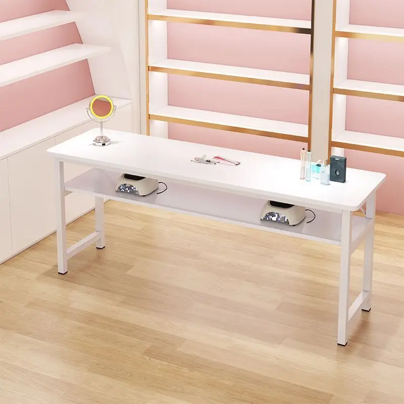 Nail Art Table Nail Art Table Chair Set Light Luxury Internet celebrity Economy Single Japanese Imitation Marble Table