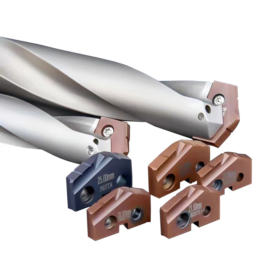Imagem -06 - Carboneto de Tungstênio Insere Broca Coroa Broca Carboneto de Tungstênio Insere Hss pó Inserir Buraco Profundo Cabolsa 9.5114 mm 1pc