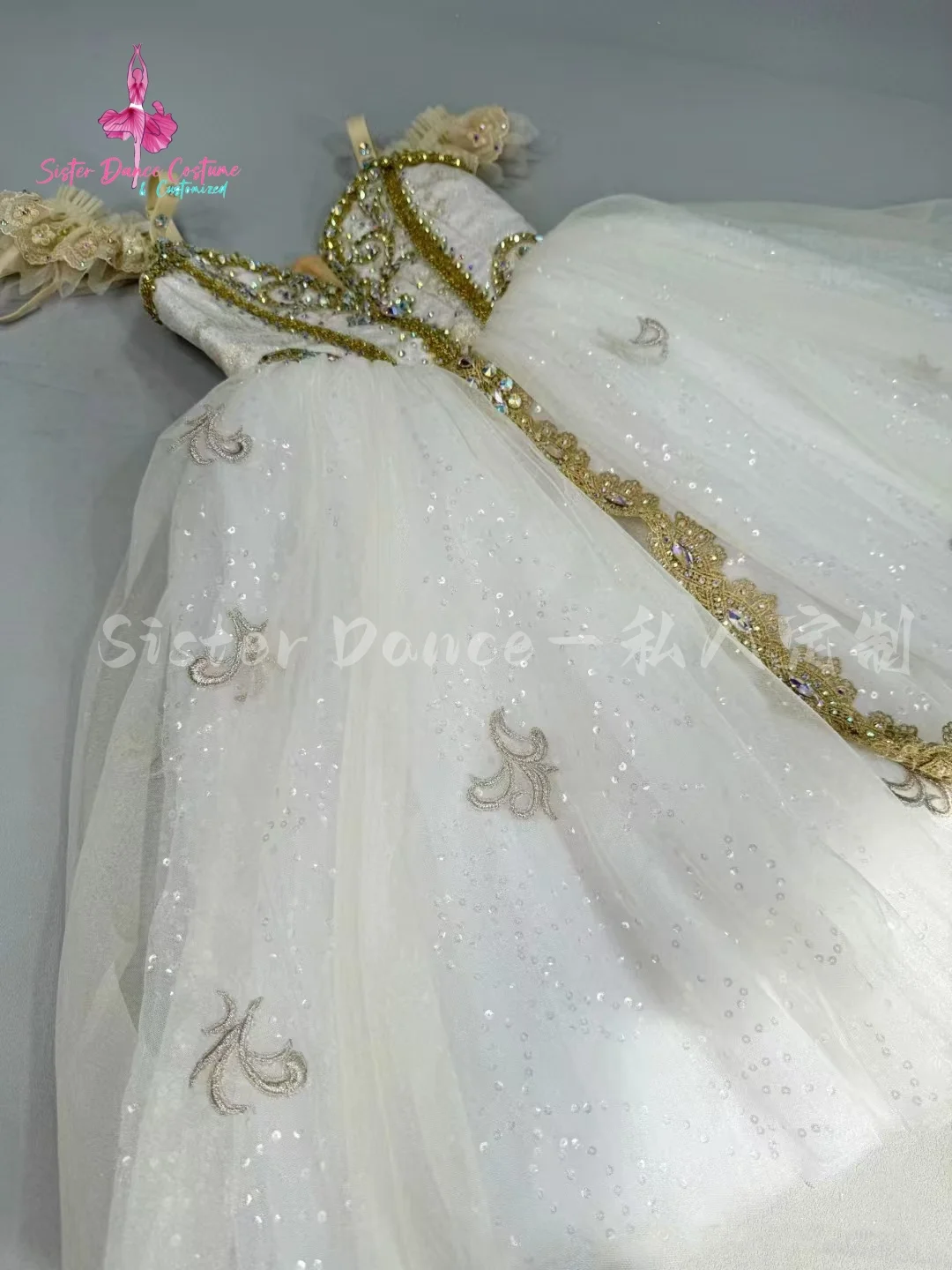 2024 Palace style tutu professional private custom children's women's stage performance competition dress