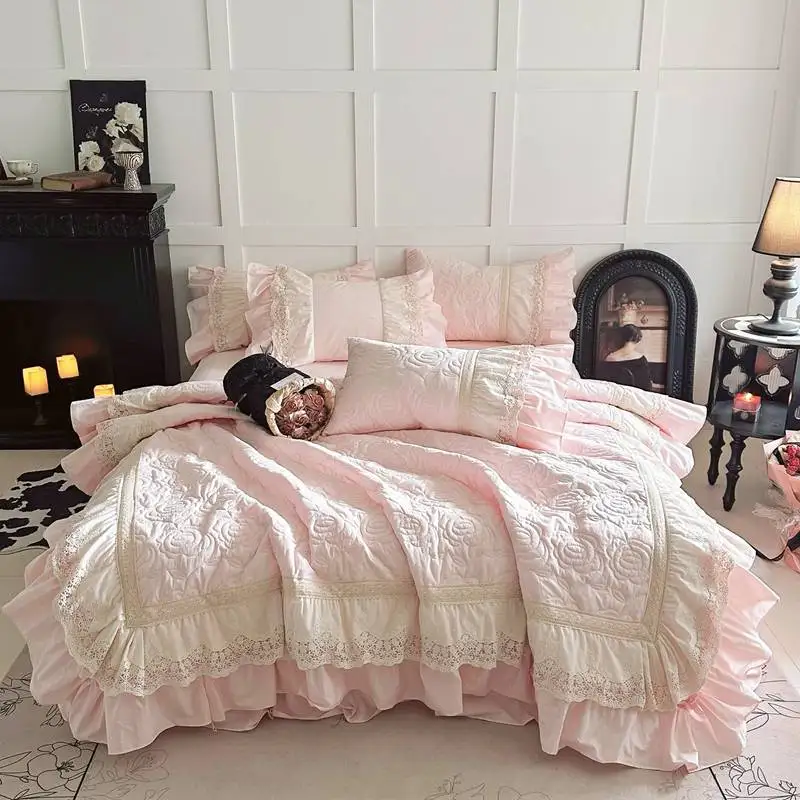 

Summer Anne's Wholesale New Bohemian Washed Cotton Edge Clip Duvet Cover Set