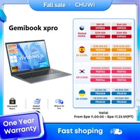 CHUWI GemiBook XPro Laptop 8GB LPDDR5 256GB SSD Intel N100 UHD Graphics for 12th Gen 14.1'' FHD 1920*1080 Windows 11 Laptops