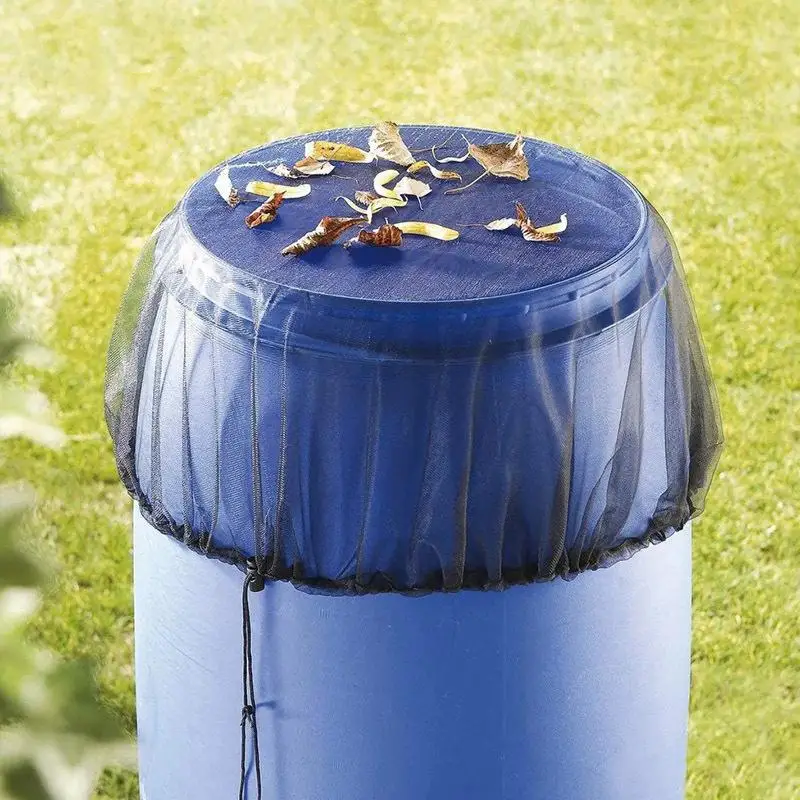 Heavy Duty Outdoor Netting Cover  Mesh Screen for Rain Barrels Protecting Garden Water Collection Supplies