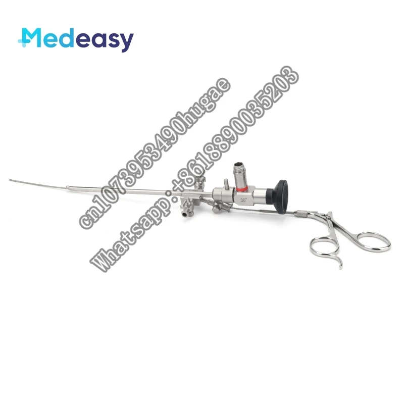 Medical Veterinary 30 Degree 2.7mm 175mm Rigid Arthroscope  Set with Sheath, Obturator, Instruments