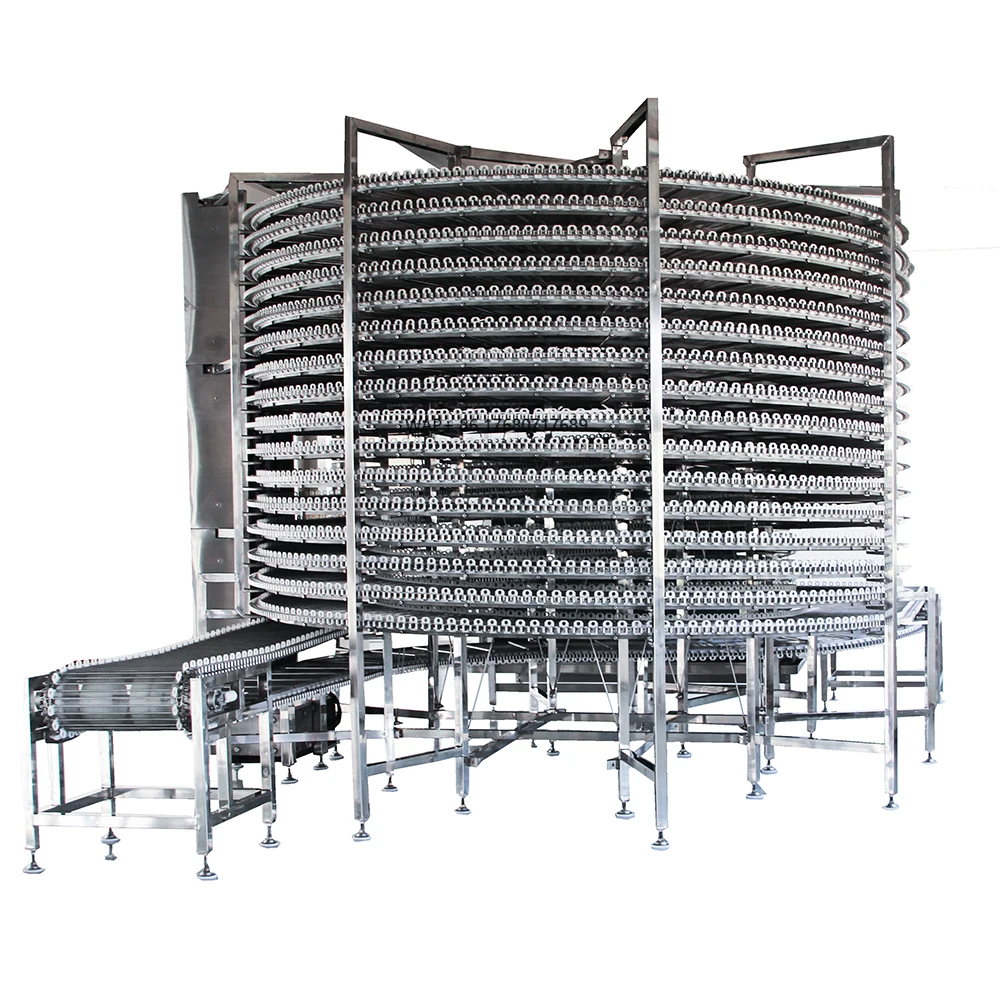 

Individual Spiral Quick Freezer Spiral IQF for Vegetable/Meat/Seafood Processing Plant