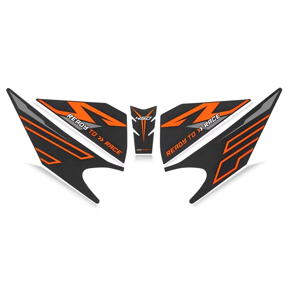 For KTM 450RC 450-RC 450 RC RC450 2026 Motorcycle Side Fuel Tank Pad Anti slip Decorative Stickers Knee Shield Mat Accessories