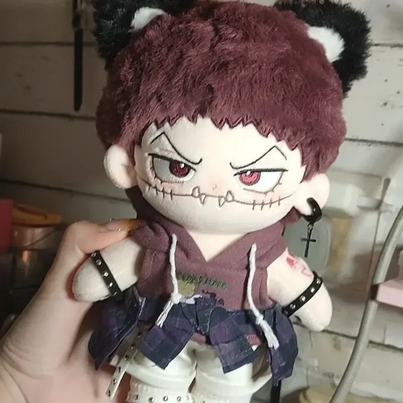 20 centimetri Gioco di Ruolo Attributo Mostro Sveglio Bel Ragazzo Morbido Peluche Corpo della Bambola Del Fumetto Vestire Peluche Bambole Regalo di Natale di Halloween