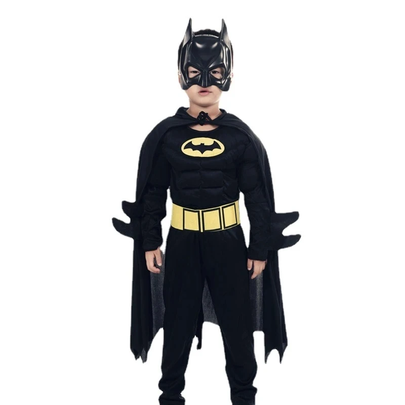 Kids Superhero Costume with Cape and Mask 2