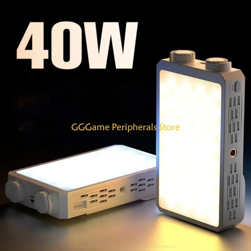 U55B Pocket Led-licht Videolamp Fotografielicht 2500K-9000K 120 stuks kralen 1/4 draad