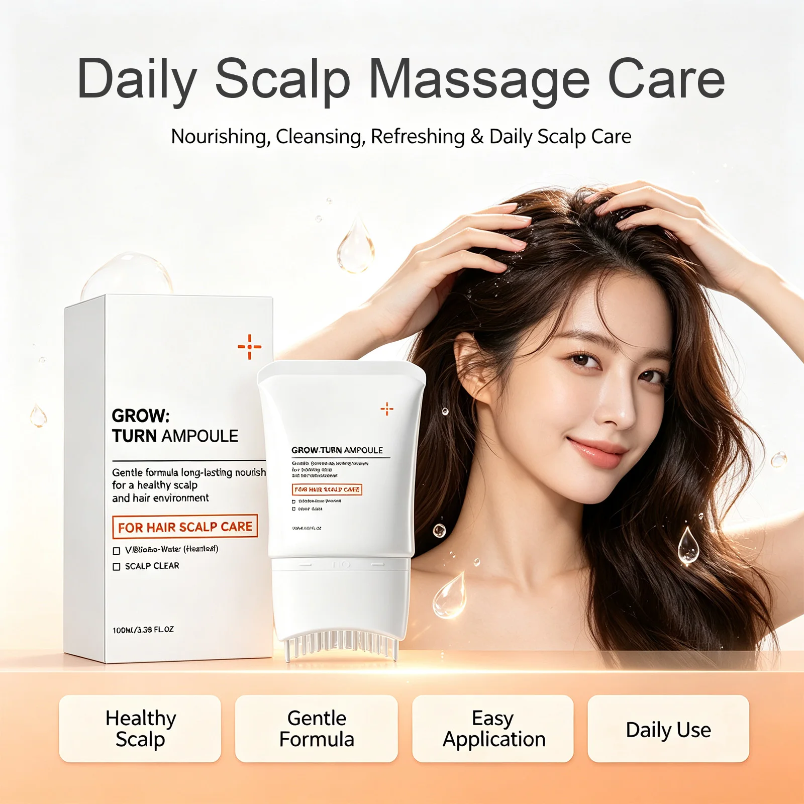 Hair Serum Deep Nourishing Dry Hair Repair Fluffy Styling Lightweight Silky Shine Hair Care Essence Frizz Control 100ml