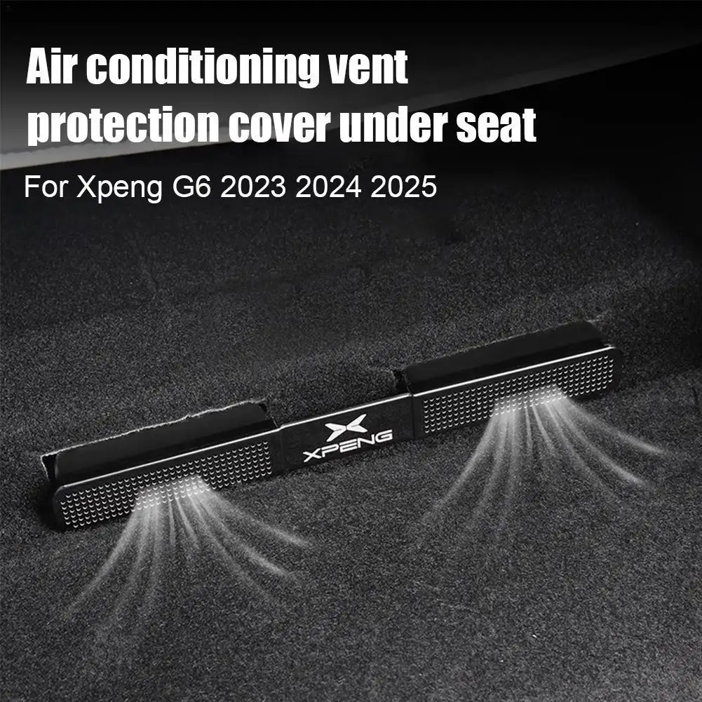 

For Xpeng G6 Under Seat Air Conditioning Vents Dust Protection Covers Vents Protective Frame Interior Car Accessories