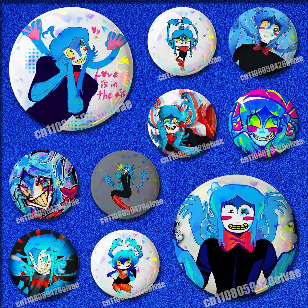 

For M-Mr Calloway Emblem Round Pins Insignia Badge Cover Ornament 75mm Cosplay Brooch Button