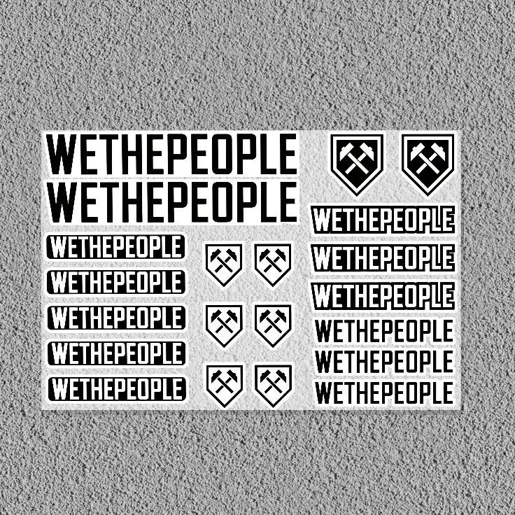 1PC Bike Motorcycle Car Locomotive Reflective Laser Sticker Styling Vinyl Decal Stickers Decoration FOR W-WETHEPEOPLE