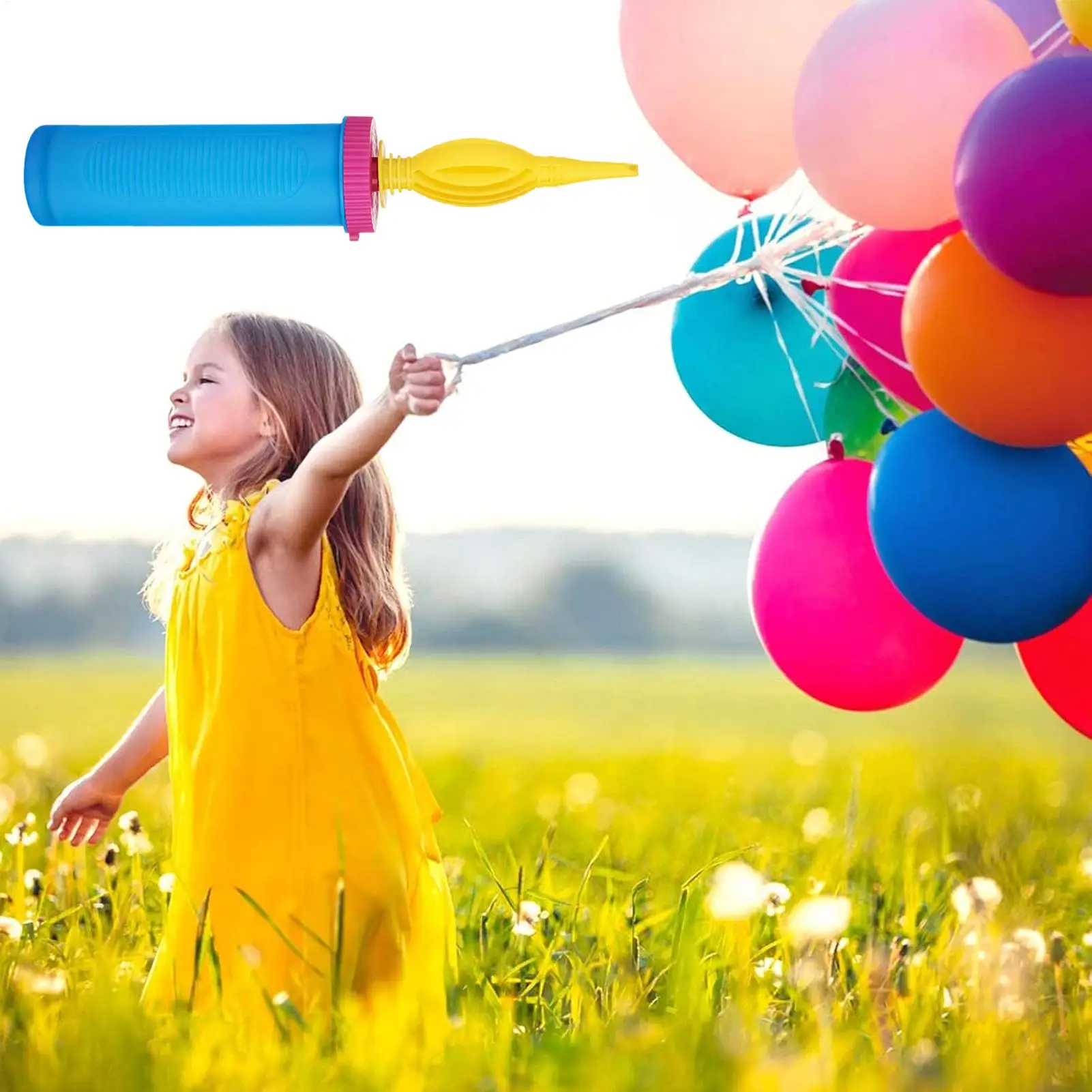 Pompe à main pour ballons, gonfleur de ballons, souffleur bidirectionnel, pompe Portable pour rassemblement, événement, mariage, Garage, fête d'anniversaire