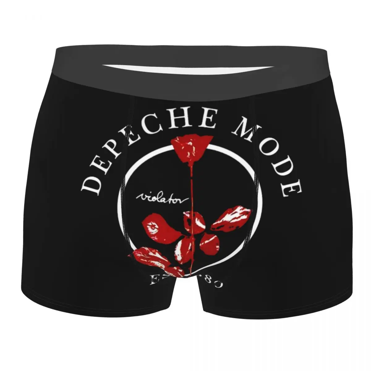 Custom Electronic Rock Depeche Cool Mode Boxer Shorts Men 3D Printed Male Breathbale Underwear Panties Briefs