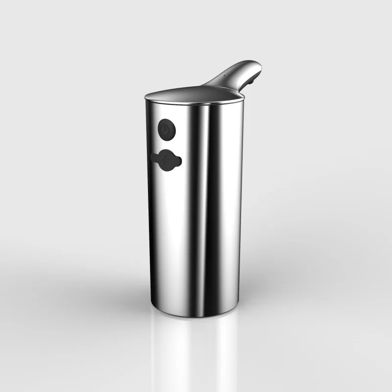 Hotel Room Amenities Round Soap Dispenser Stainless Steel Hand Soap Shampoo Dispenser
