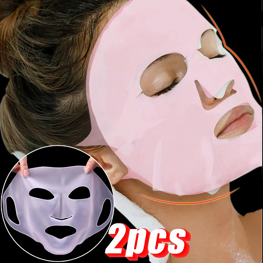 3D Silicone Mask Cover Reusable Women Skin Care Tool Hanging Ear Face Mask Gel Lifting Anti Wrinkle Moisturizing Makeup Tools