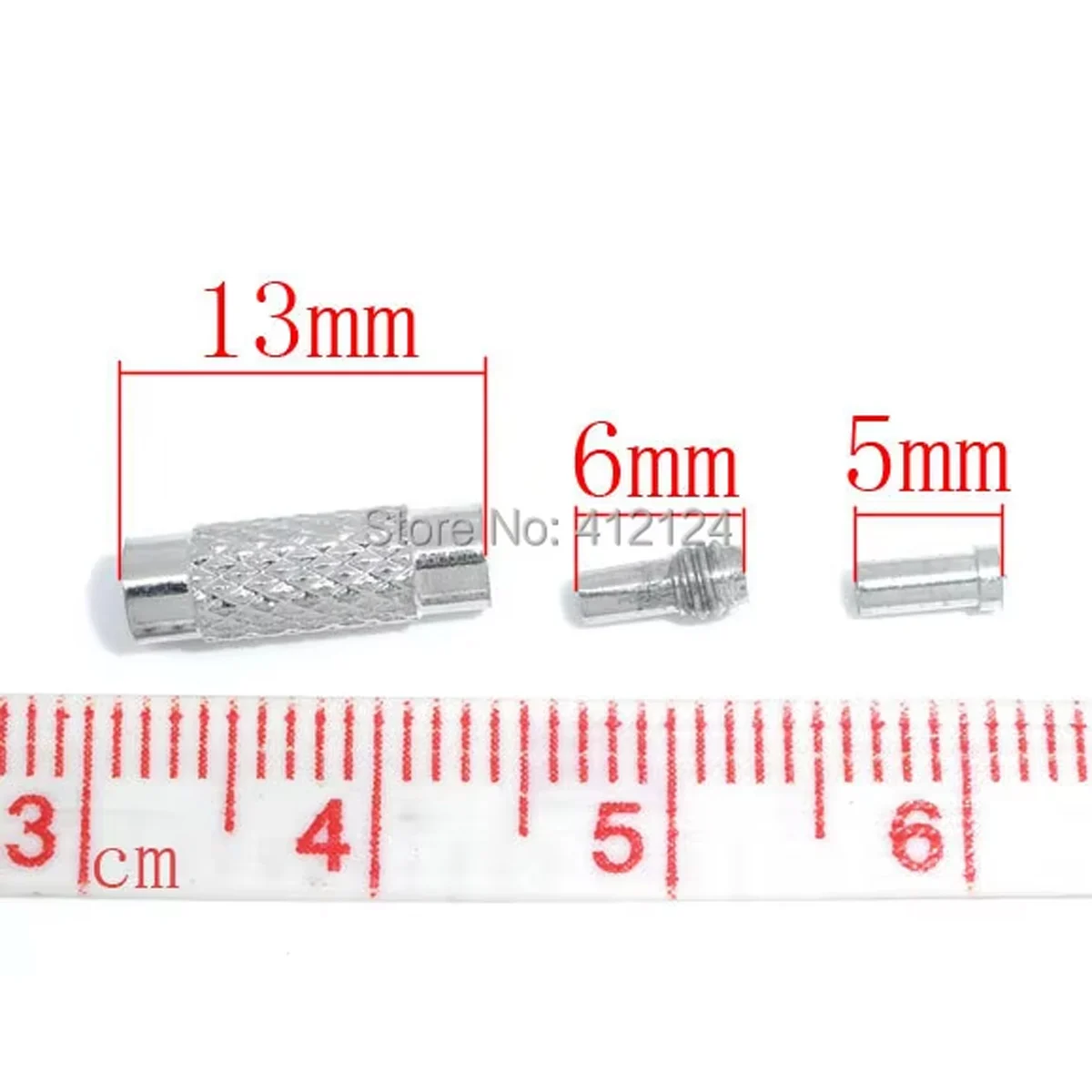 150 Sets Screw End Tip Caps Fit 1mm Bubble Gum Chokers Necklaces Copper Silver Tone 13mm