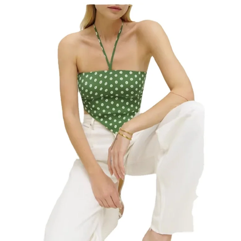 

Faionable Yoga Vest Fitn Sports Bra Hanging Ne Strap Chest Pad Sports Bra Women's Summer Four Seasons Polyester