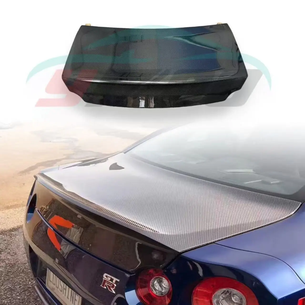 

Карбоновый спойлер на крышку багажника, комплект для тюнинга кузова, аксессуары для Nissan GTR R35 2008-2016