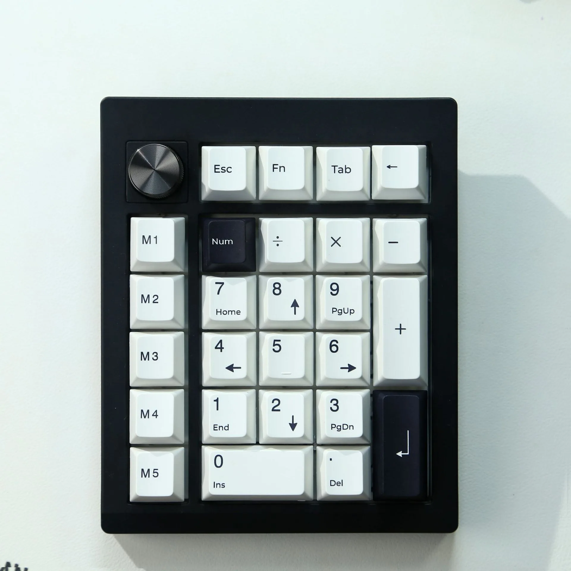 Zuoya-GMK26 Teclado Mecânico Numpad, Teclado Numérico Modo 3, Hot Swappable,RGB Backlit, Estrutura de Junta, Suporta QMK VIA