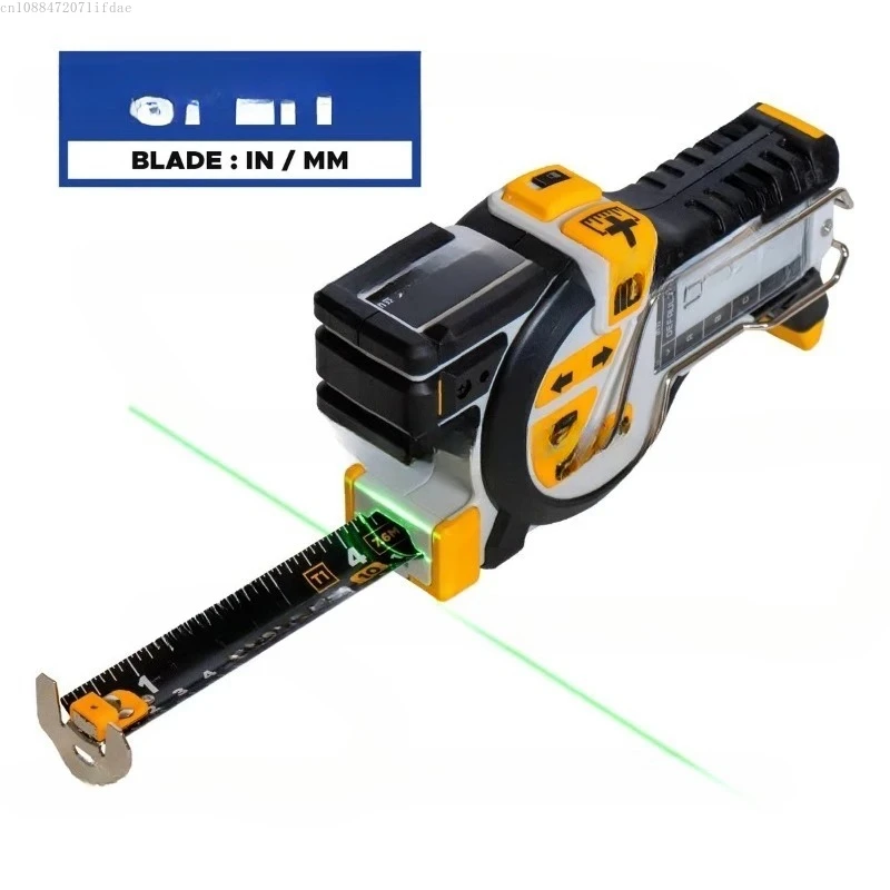 

T1 Smart Laser Tape Measure; Smart Laser Tape Measure, Dual Display, Data Storage