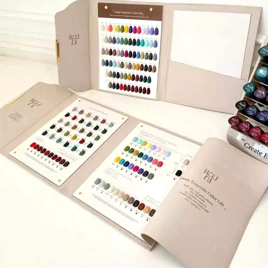 ROUNI 80 Colors Multicolor Nail Gel Polish Set Nail Salon New Model Non-Eoxic Uv Gel Nail Art Kit Eco-friendly Vegetable Gel