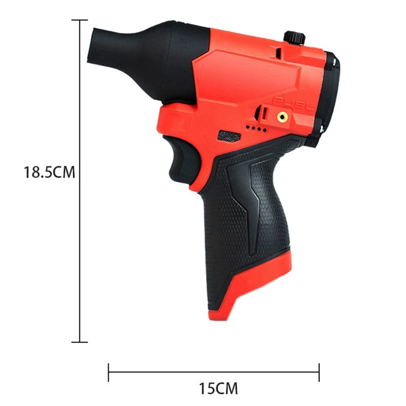 Para ventilador de turbojet Milwaukee M12 140000   Motor sin escobillas RPM, ventilador de alta velocidad, potente herramienta de soplado de polvo para exteriores