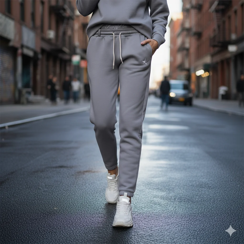 

90' S Retro Loose Rope Loose Overalls Gothic Punk Men's Pants Fashion Street Hip-hop Personality Double Women Gray Jogging Pants