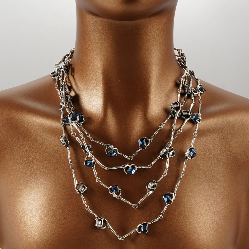 

New High-end Zirconia Collarbone Chain Necklace With Luxurious Accessories In Bohemian Style For Women For Any Occasion