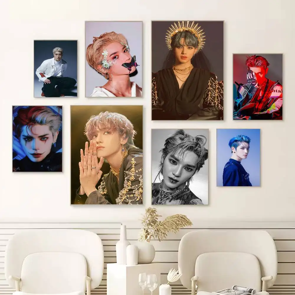 LEE T-Taeyong WYLD Poster HD Self Adhesive Waterproof Wall Art Ideal for Home Office Dorm