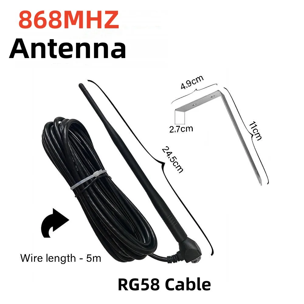 Per porta del garage, antenna a lungo raggio da 868 MHz, antenna esterna, ricevitore radio/telecomando potenziatore