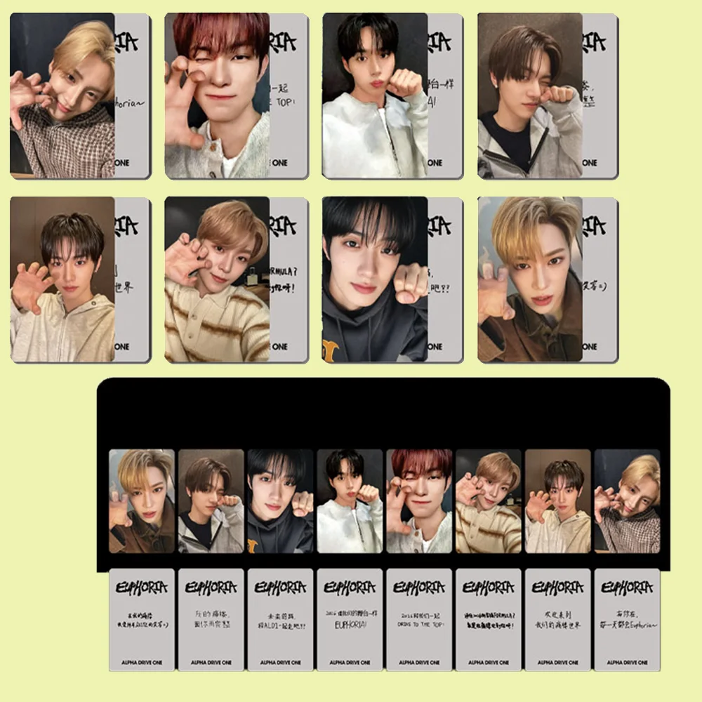 

Корейская группа ALD1, альбом EUPHORIA, 8 шт./набор, глянцевые фотокарточки, высокое качество, стиль INS, двусторонняя печать, LOMO-карточки, подарки ARNO LEO