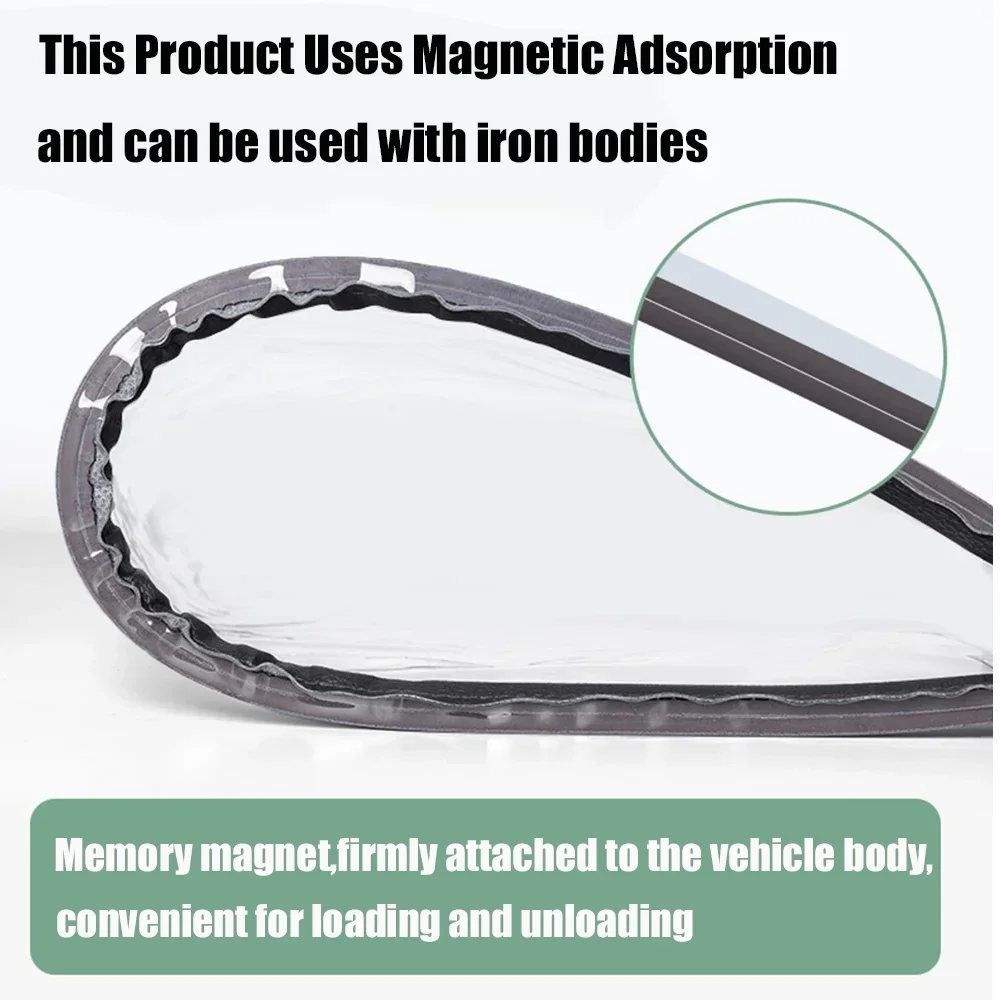 Pistolet de chargement magnétique pour voiture, couverture étanche à la pluie pour voitures d'été en plein air, housses de Protection anti-pluie et anti-poussière, accessoires automobiles