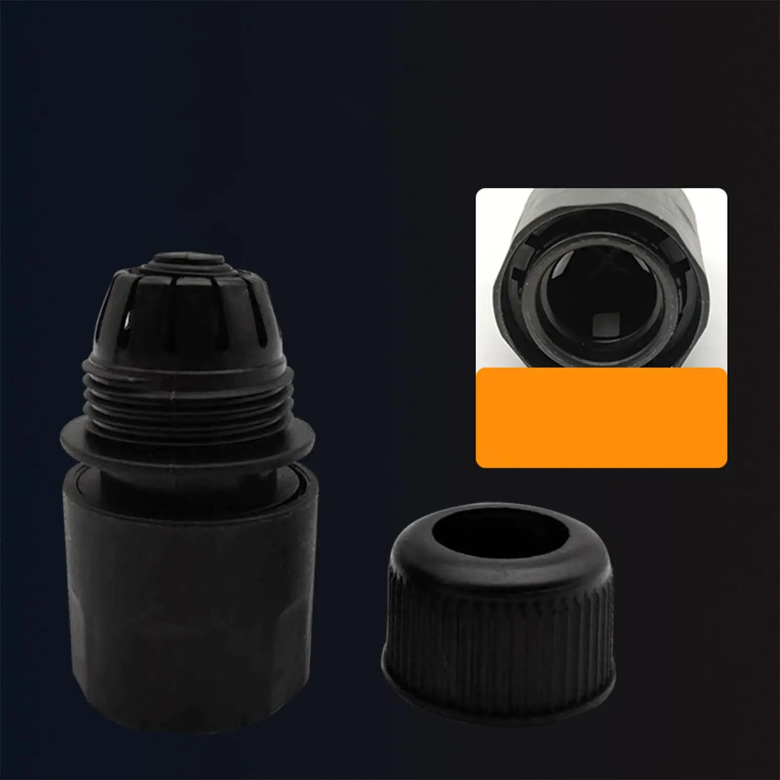 4 Pieces Gardening Water Hose Fittings Adapter Connector Garden Lawn Tool Easily Install Durable Convenient to Carry Daily Use