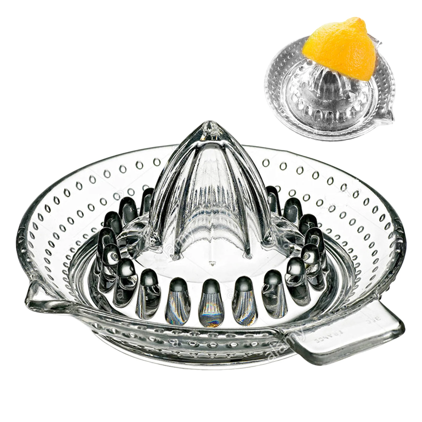 

Glass Manual Lemon Juicer Orange Squeezer Juice Extractor Fruit Juicer Cocktail Drink Bar Tool Kitchen Tools Accessories