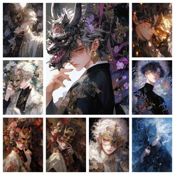 DIY Diamond Art Painting Kits New 2024 Embroidery Jewelry Mosaic Cross Stitch Flower And Boy Home Decor Children's Gift Handmade