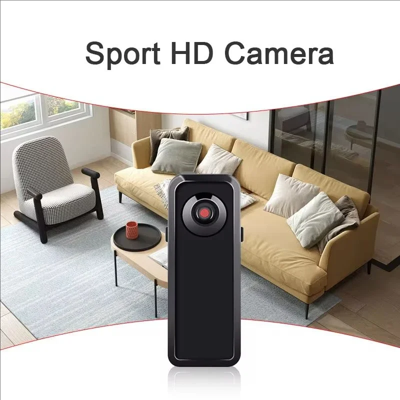 Portable Mini HD DV Camera Body Camcorder Mount Video Recorder Nanny Security Cam Sports DVR Webcam for Home Office Security gallery 3