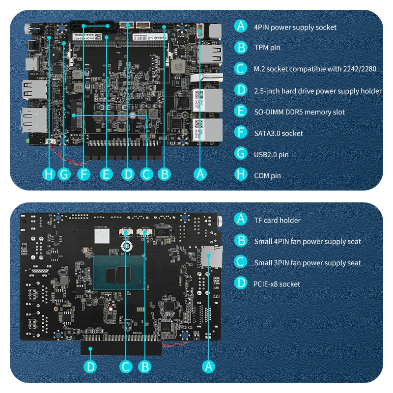 Imagem -03 - Cwwk-magic Computer N200 I3-n305 Anfitrião Pequeno Slot Pcie x8 4nvme Jogadores Faça Você Mesmo Novo Favorito Impressão 3d