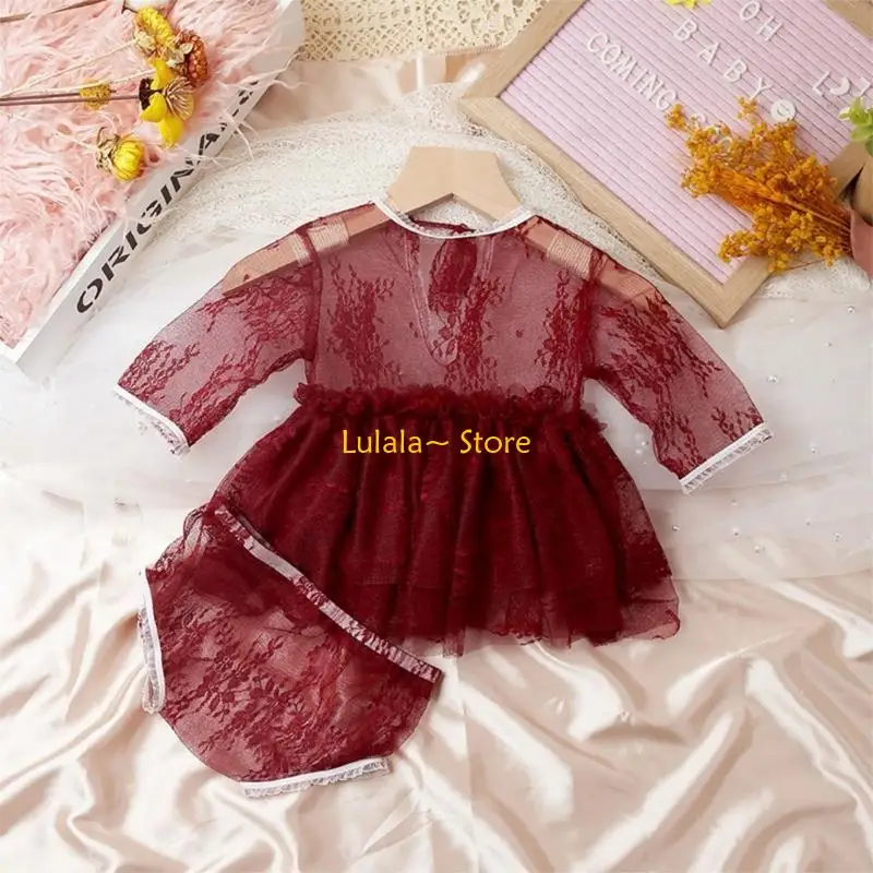 

Y4qa новорожденный фото реквизит Tule tule tutu кружев