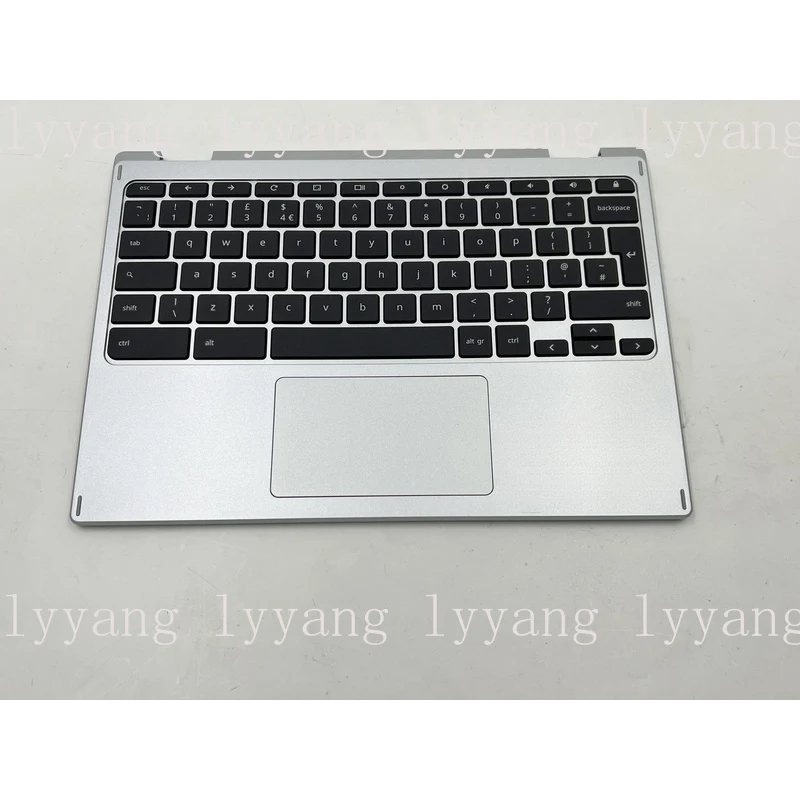 

f For Acer Chromebook Spin CP311-3H Palmrest Top Cover UK Keyboard Silver 6B.HUVN7.019
