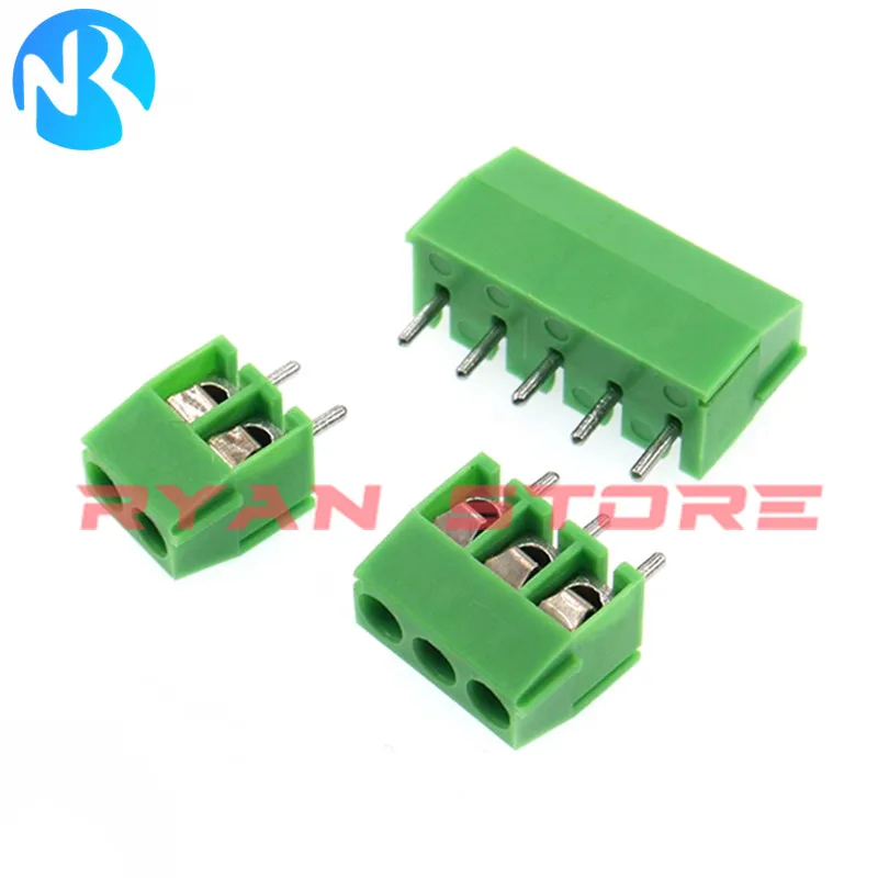 50PCS KF350 3.5MM 2P 3P / MG350 2Pin 3Pin Terminal Screw PCB Terminal Connector Splice Connectorm